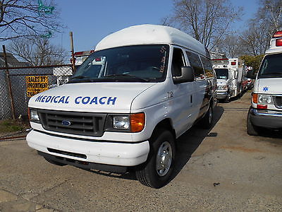 Ford : E-Series Van XL 2007 ford e 250 extended hi top mobility works wheelchair medical coach van