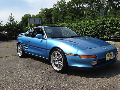 Toyota : MR2 Turbo 1993 mr 2 turbo light blue metallic 74 k gen 5 engine prime mr 2