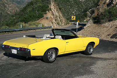 Pontiac : GTO Base 1969 pontiac gto convertible