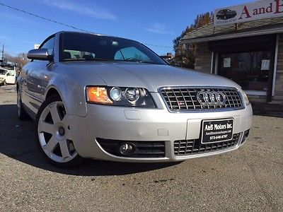 Audi : S4 Cabriolet Convertible 2-Door 2004 audi s 4 convertible 6 speed manual transmission