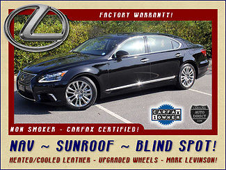 Lexus : LS 460 L - ONE OWNER - NAVIGATION BLIND SPOT-HEATED/COOLED LEATHER-UPGRADED 19