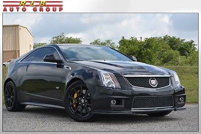 Cadillac : CTS -V Coupe 2013 cts v coupe 6 speed manual black diamond low miles loaded