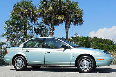 Saturn : S-Series SL2 FLORIDA CARFAX CERTIFIED~47,015 MILES!!!~  SHARP MINT GREEN~LEATHER~ALLOYS~FULL POWER~SPOILER~AUTOMATIC~35+ Mpg's~~98 99 00