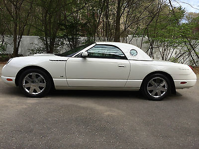 Ford : Thunderbird premium 2002 thunderbird convertible w hard top