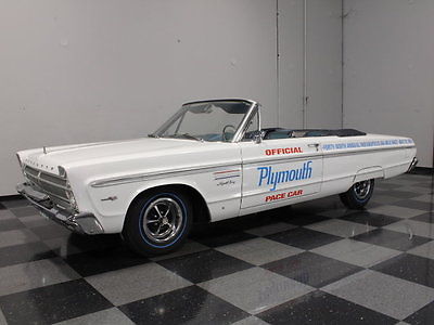 Plymouth : Fury Sport CONVERTIBLE PACE CAR, POWER TOP, PS, MAGNUM 500, GREAT INVESTMENT GRADE CONV
