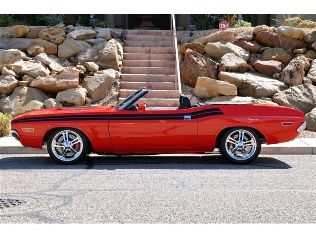 Dodge : Challenger Convertible 1970 dodge challenger convert pro touring masterpiece 6.1 hemi v 8 tremec 5 speed