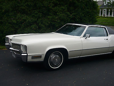 Cadillac : Eldorado 2 Dr Coupe 1970 cadillac eldorado survivor 34 k miles great original paint interior