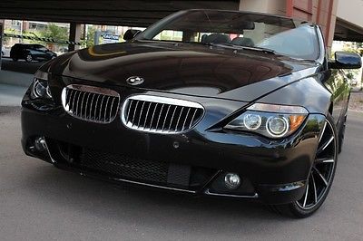 BMW : 6-Series Base Convertible 2-Door 2007 bmw 650 i convertible sport pkg loaded wheels navi clean carfax