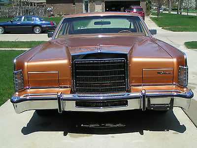 Lincoln : Continental Town Coupe Lincoln Continental 1978 Town Coupe 2 Door One Owner 12,010 Miles 460 V8 All Org