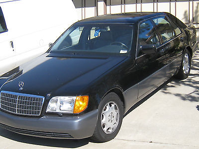 Mercedes-Benz : 500-Series silver mercedes 1993 500 sel extra long sunroof automatic black grey interior 139000