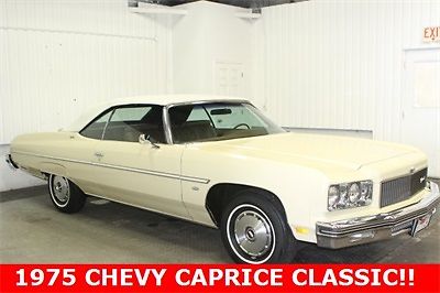 Chevrolet : Caprice Classic Convertible 1975 chevy caprice classic convertible low miles all original super clean