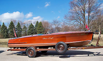 1950 Chris Craft 19' Racing Runabout - One off boat with ML 145hp Hercules
