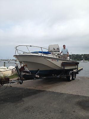 Custom 22ft Boston Whaler, Johnson 225HP