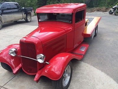 Ford : Other Pickups truck 1934 ford flatbed truck hot rod custom mid engine
