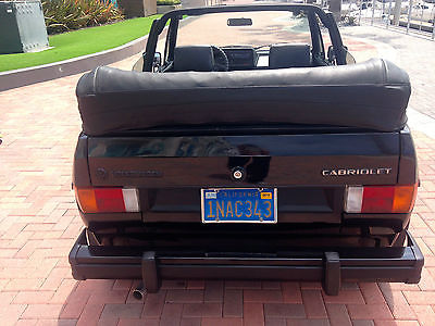 Volkswagen : Cabrio Base Convertible 2-Door 1985 volkswagen cabriolet convertible 4 cyl 1.8 l