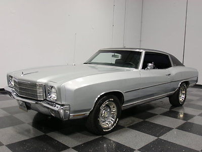 Chevrolet : Monte Carlo CORTEZ SILVER BEAUTY, CRATE 350 V8, AUTO, LONGTUBE HEADERS, COLD R134A A/C!!