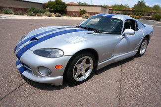 Dodge : Viper GTS Coupe 2-Door Dodge Viper GTS 1997 1998 1999 2000 Coupe Silver