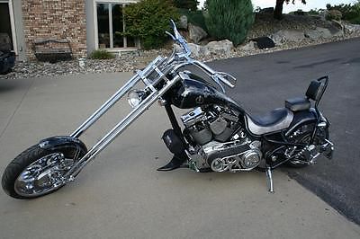 Bourget : PYTHON 2005 bourget python motorcycle chopper black custom paint sharp one of a kind