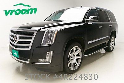 Cadillac : Escalade Premium Certified 2015 10K LOW MILES 1 OWNER 2015 cadillac escalade 4 x 4 premium 10 k mile nav sunroof 1 owner cln carfax vroom