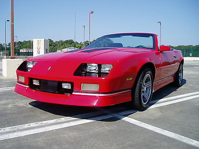 Chevrolet : Camaro IROC Z 1989 chevrolet camaro iroc z convertible 2 door 5.0 l with 83 269 original miles