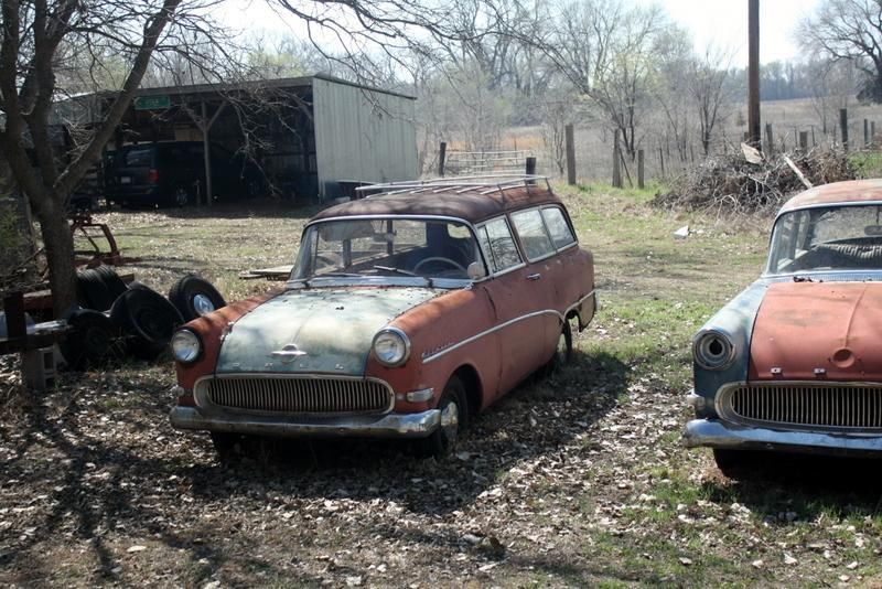 1959 Opel Olympia Station Wagon and Parts car