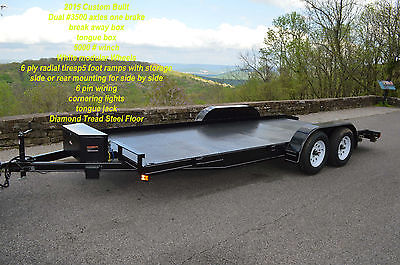 Car Hauler,Trailer, Dove tail with winch