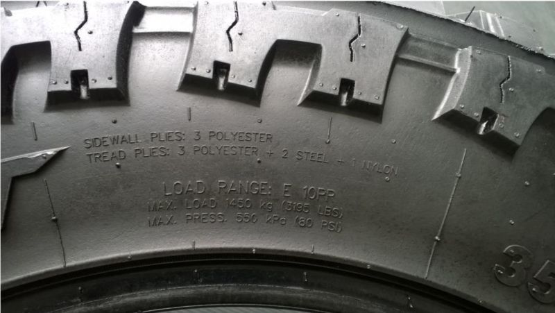AMP Terrain Master M/T, Mud Tires, 35x12.50R20, 3