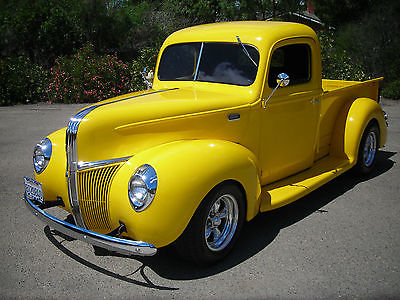 Ford : Other Pickups YELLOW EXTERIOR W/BLUE INTERIOR. 1940 ford pickup