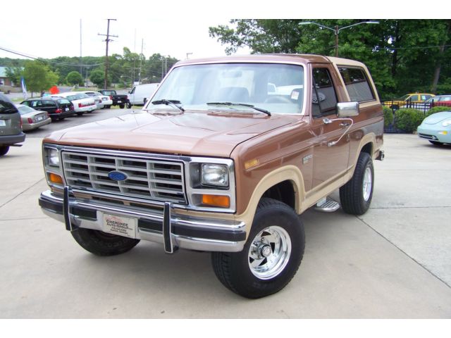 Ford : Bronco EDDIE BAUER 1-OWNER CALIFORNIA RUST FREE 80 PICTUR A-SUPER-NICE-ROCK-SOLID-FUEL-INJ-5.0L-AC-4X4-AUTO-LOADED-QUALITY-4WD-SUV-WAGON