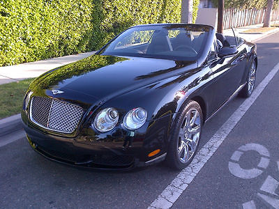Bentley : Other CONVERTIBLE 2008 bentley gtc convertible 15 900 low milage triple black edition look look