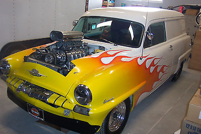 Plymouth : Other no 1953 plymouth hot rod 2 dr panel wagon with chrysler hemi