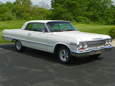 Chevrolet : Impala 2 Door 1963 chevrolet impala 350 v 8 200 r 4 overdrive trans 3 36 gear ac new interior