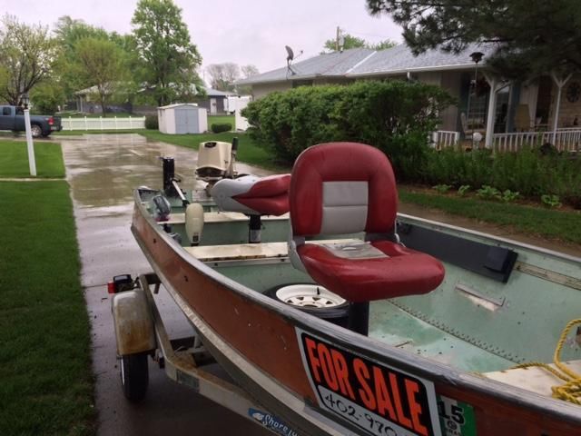 14 ft  Lund fishing boat, 2