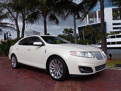 Lincoln : MKS 4dr Sedan FWD Premium 2009 Lincoln MKSUltimate Package Heated AC Leather Pano Roof Navi Camera