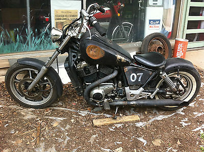 Custom Built Motorcycles : Bobber 1985 honda shadow vt 1100 v twin bobber rat bike chopper