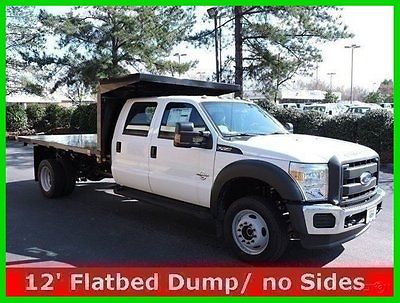 Ford : F-450 12' Dump No Sides 2015 ford f 450 xl dump truckturbo 6.7 l v 8 32 v automatic 4 wd white black