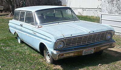 Ford : Falcon Base 1964 ford falcon 2 door station wagon 6 cyl 3 spd manual great project car needs