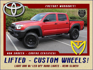 Toyota : Tacoma PreRunner Double Cab SR5 RWD - LIFTED AMERICAN RACING WHEELS-LIGHTBAR-LED OFF ROAD LIGHTS-REAR SLIDER-NON-SMOKER!