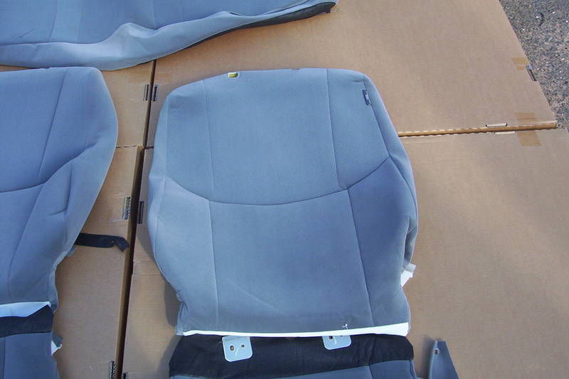 2009 TOYOTA AVALON XL OEM CLOTH SEAT COVERS GREY, 2