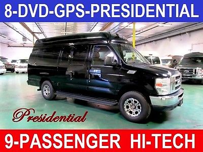 Ford : E-Series Van TUSCANY PRESIDENTIAL Presidential 9 Passenger Conversion Van,loaded 8DVD,GPS,RVC,MULTI COLOR LIGHTS