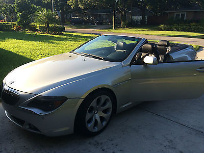 BMW : 6-Series Base Convertable 2-Door 2005 bmw 645 ci convertible 6 series 83 k miles clean clear title