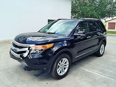 Ford : Explorer XLT 2013 ford explorer xlt sport awd wrecked damaged rebuildable clean title