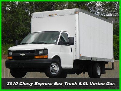 Chevrolet : Express Box Van 10 chevrolet express cutaway box van truck chevy drw 6.0 l vortec gas used auto