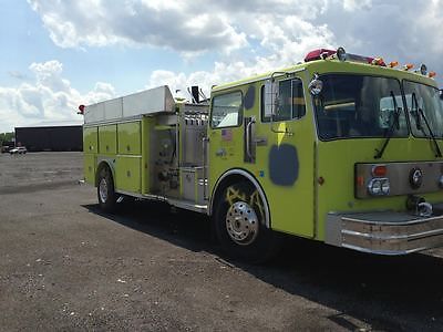 1984 Spartan Fire Truck with emergency fire one appartus