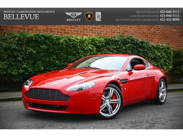 Aston Martin : Vantage Coupe 4.7 Sports Pack, red stitching, heated seats. $141,995 MSRP. Serviced, New Michelins