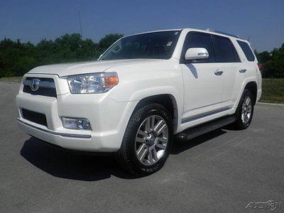 Toyota : 4Runner Limited 4x4 V6 Blizzard White Keyless Start Camera 11 toyota 4 runner limited v 6 4 l 270 hp navigation sunroof black heated leather