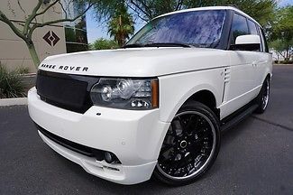 Land Rover : Range Rover SC AUTOBIOGRAPHY Supercharged 11 pearl white 1 owner only 48 k miles like 2008 2009 2010 2012 2013 2014 hse lux