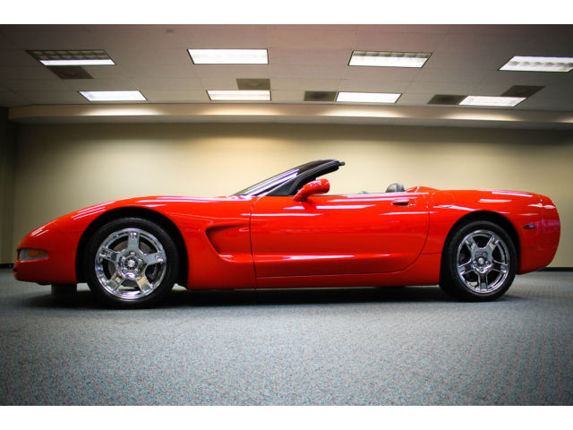 Chevrolet : Corvette CONVERTIBLE 1999 corvette convertible only 50 k miles 1 owner perfect history chrome wheels