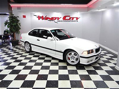 BMW : 3-Series M3 1998 bmw m 3 e 36 coupe 5 speed 1 owner 100 stock very rare white over black