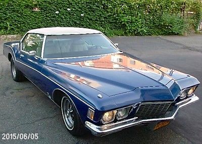 Buick : Riviera Gran Sport 1972 buick riviera gran sport factory gs boat tail center floor shifter auto a c